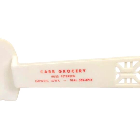 Vintage Advertising Serrated Cake Pie Server Slicer CARR Grocery Gowrie IOWA - Picture 3 of 5